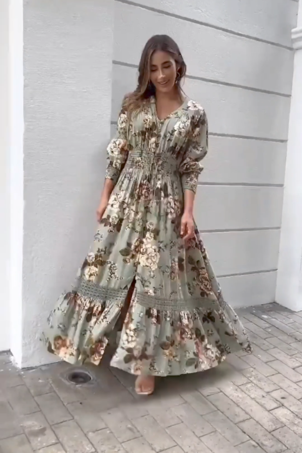 Long Floral Maxi Dress