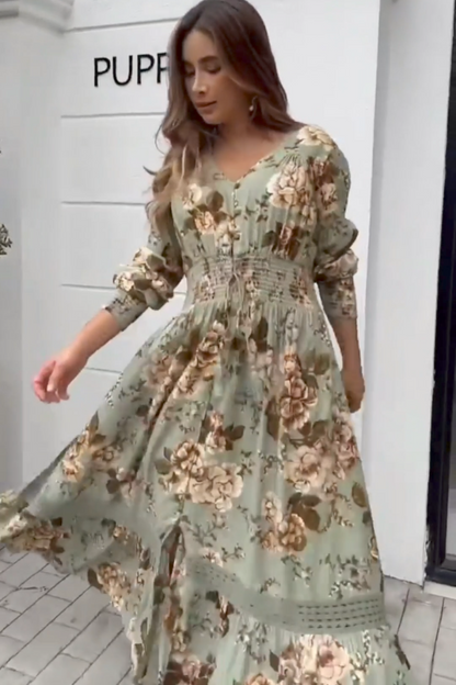 Long Floral Maxi Dress