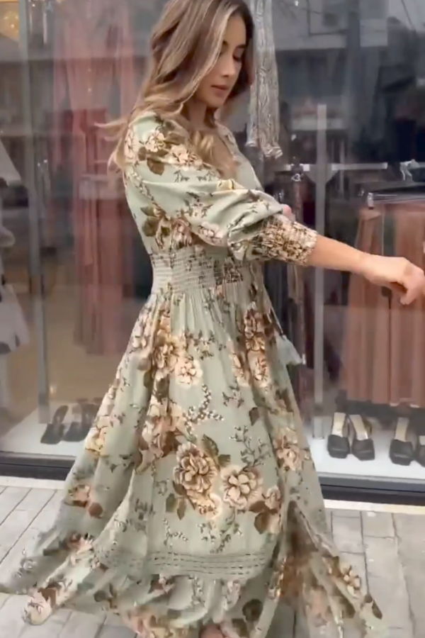 Long Floral Maxi Dress