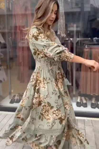 Long Floral Maxi Dress