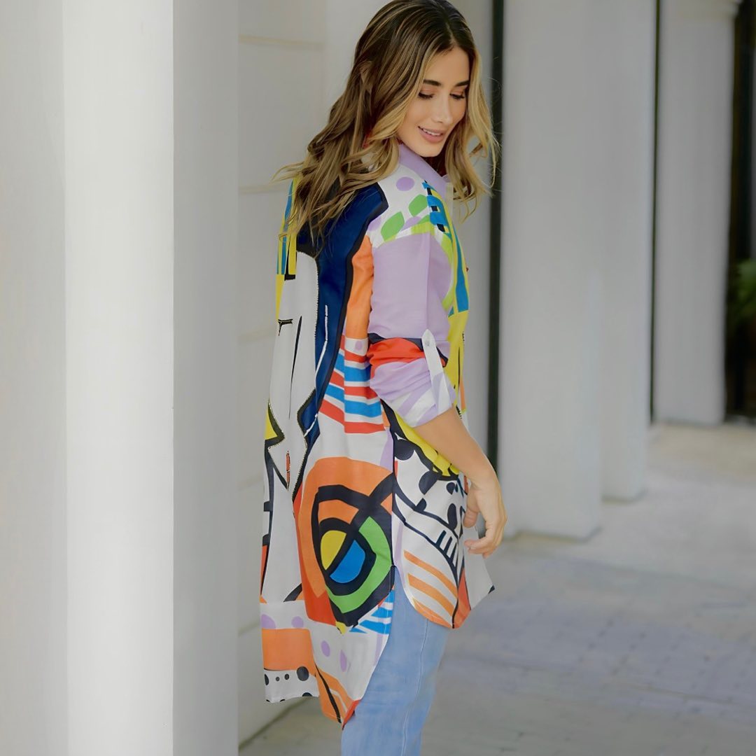Printed Long Shirt