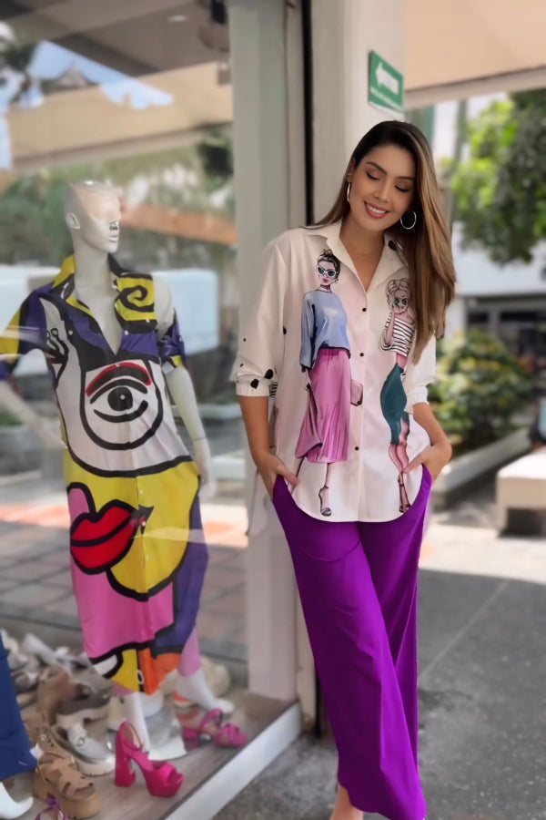 Fashion Button-Down Shirt