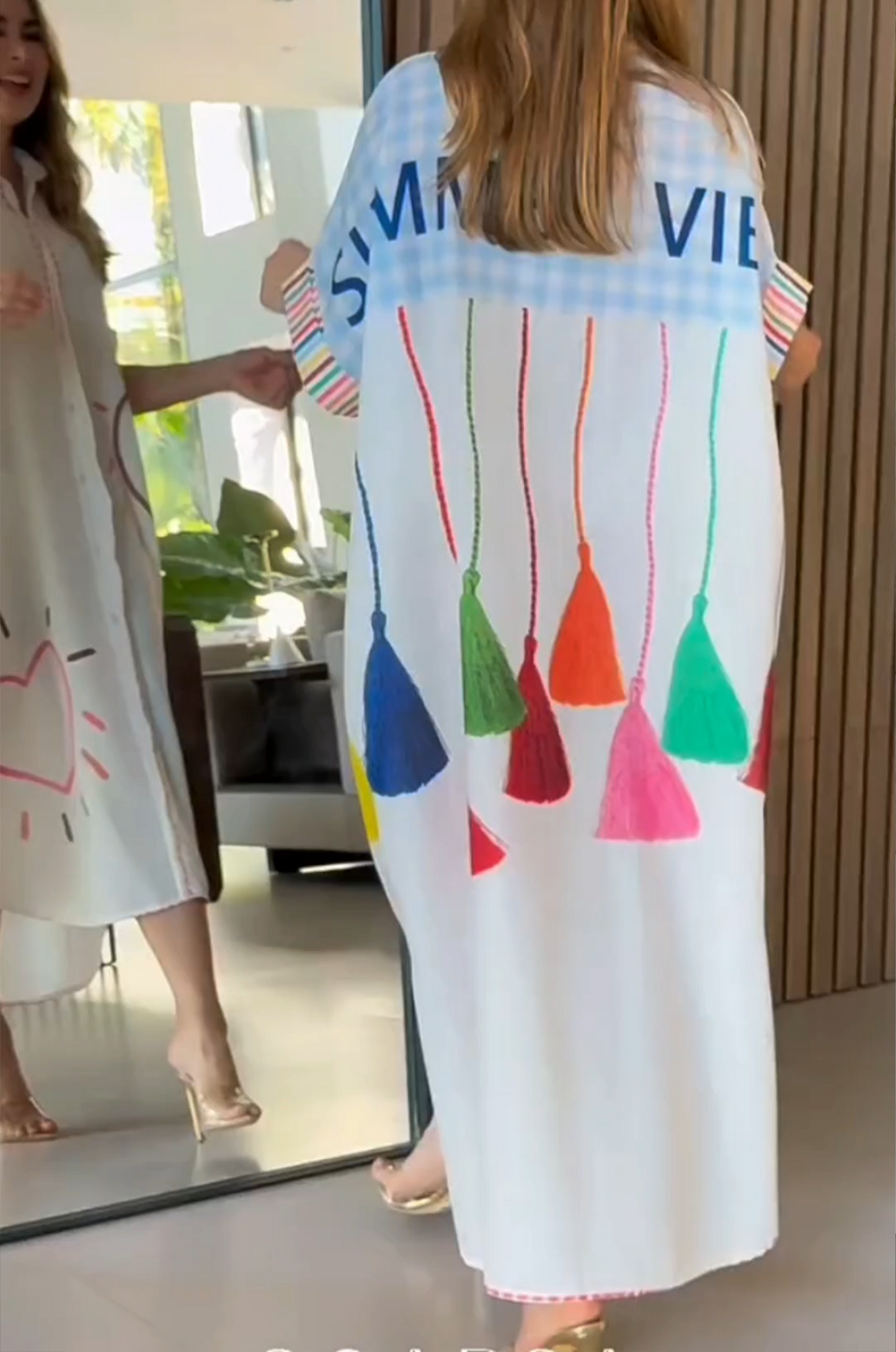 Happy Soul Printed Breezy Shirt Dress