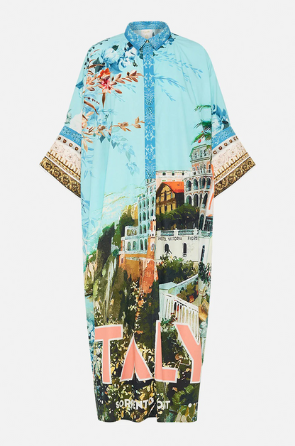 Staycation Vista Shirt Dress