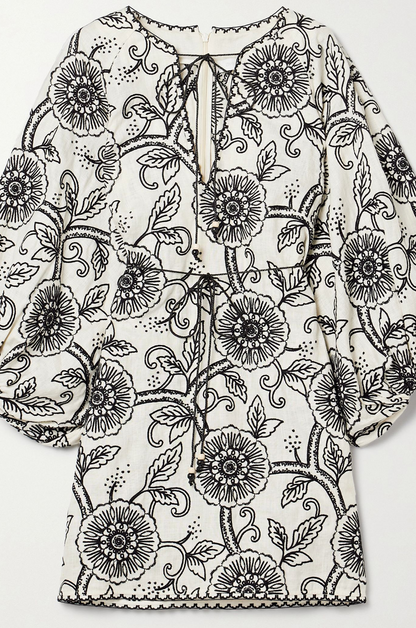 Sketch Effect Bold Chic Shirt Dress
