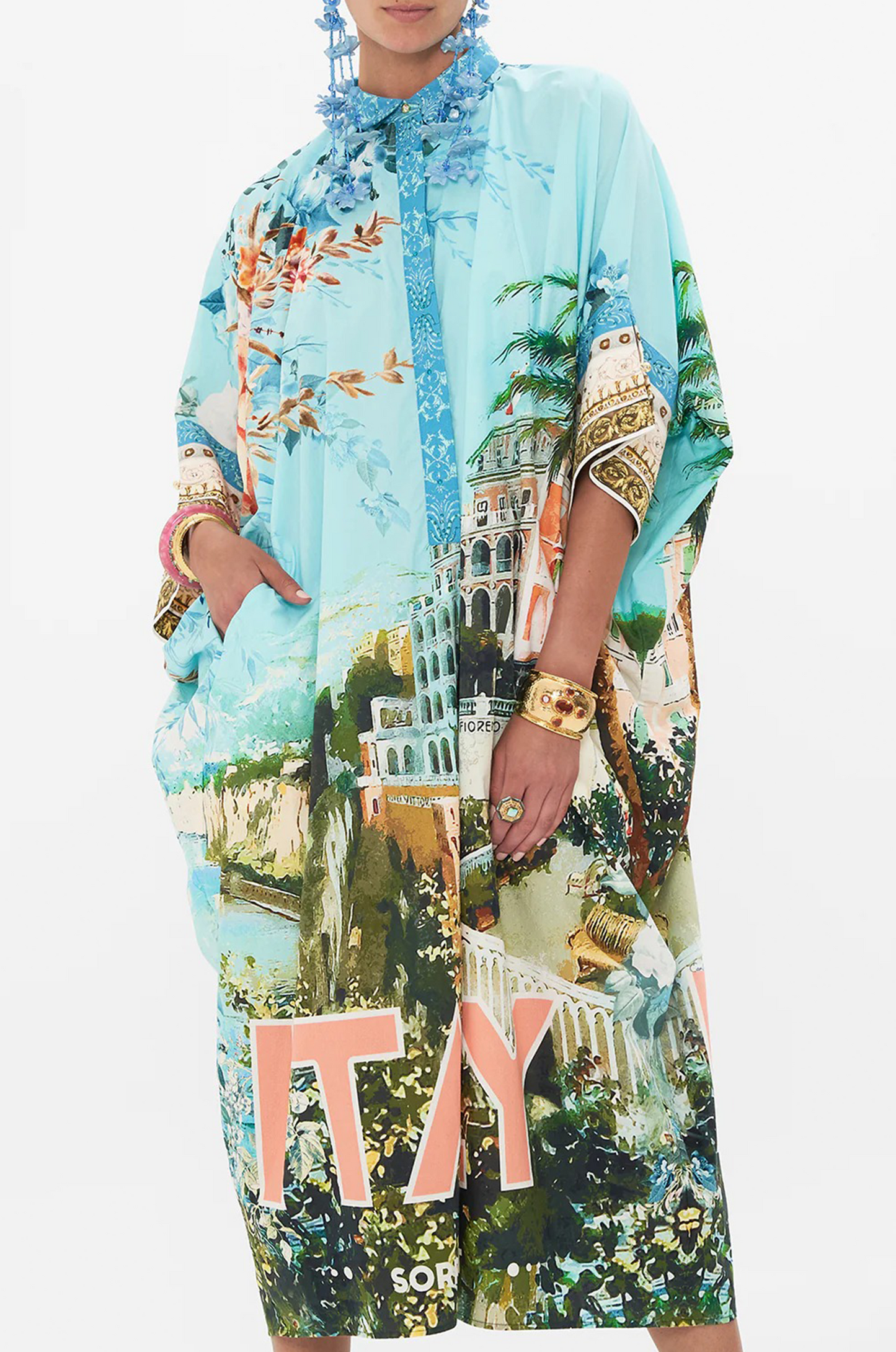 Staycation Vista Shirt Dress