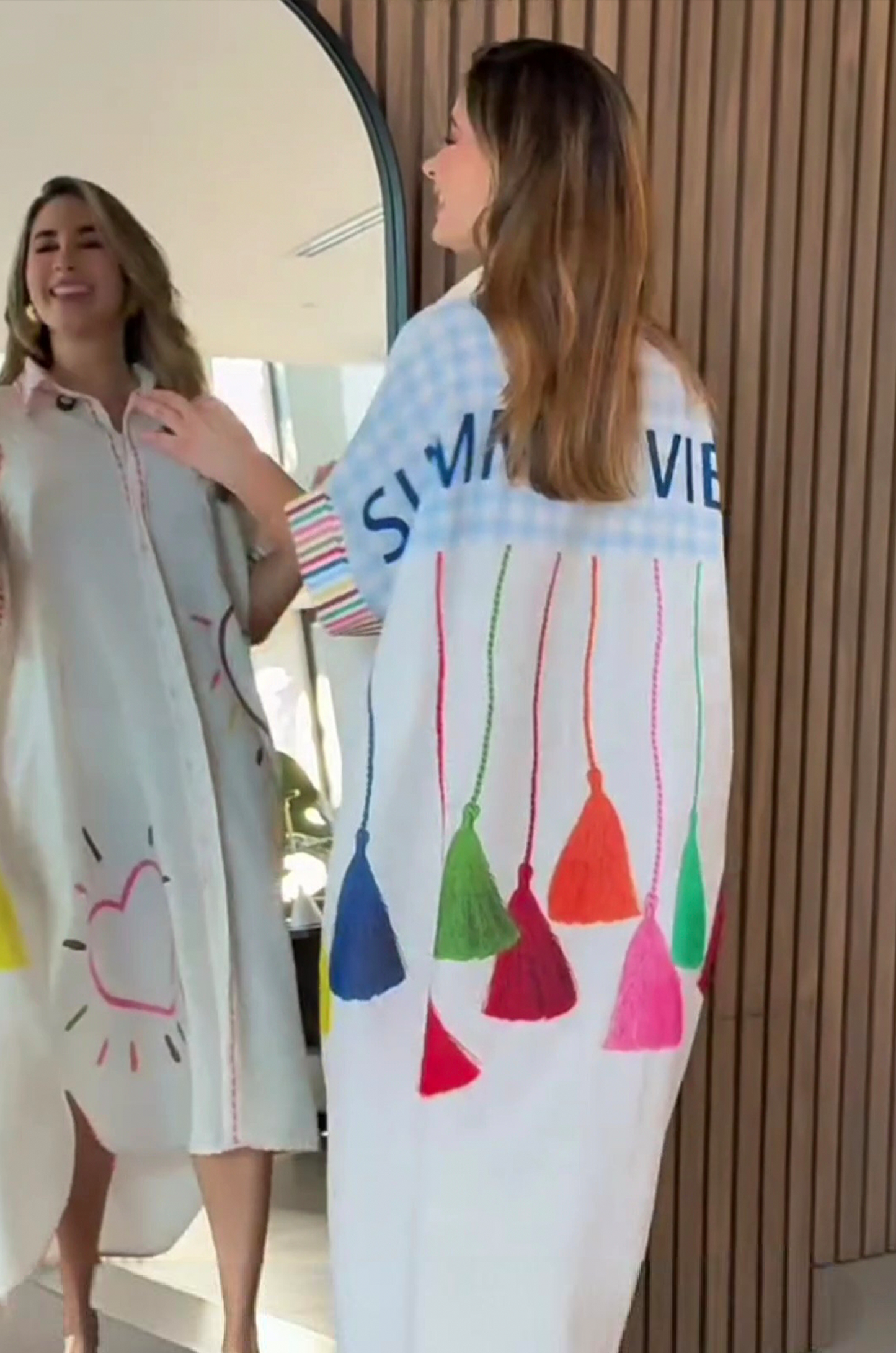 Happy Soul Printed Breezy Shirt Dress