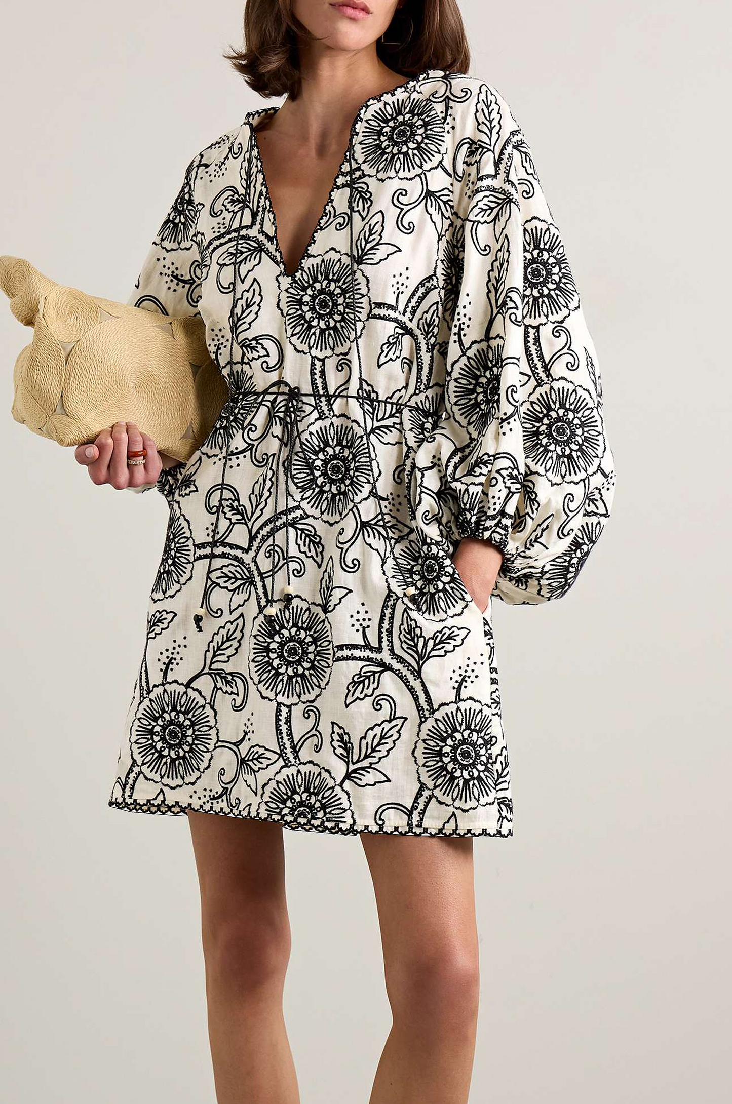 Sketch Effect Bold Chic Shirt Dress