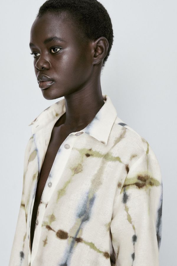 Calf Length Shirt Dress