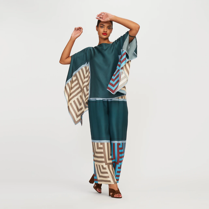 Serenity Satin Silk Co-ord Set