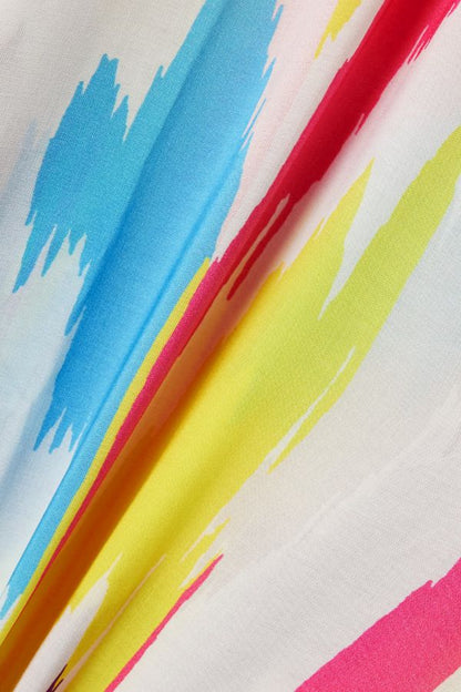 Candy Floss Short Kaftan Dress