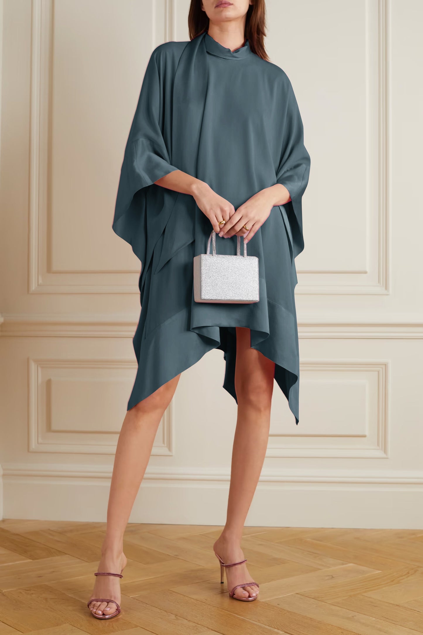 Sapphire Color High Neck Co-ord Set