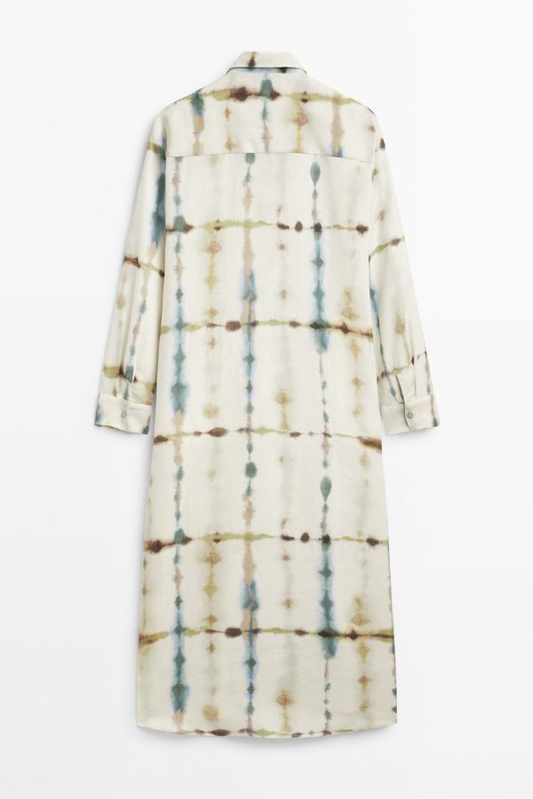 Calf Length Shirt Dress