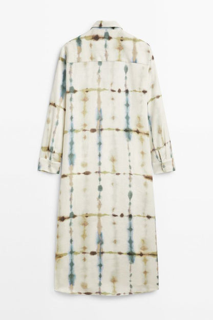 Calf Length Shirt Dress