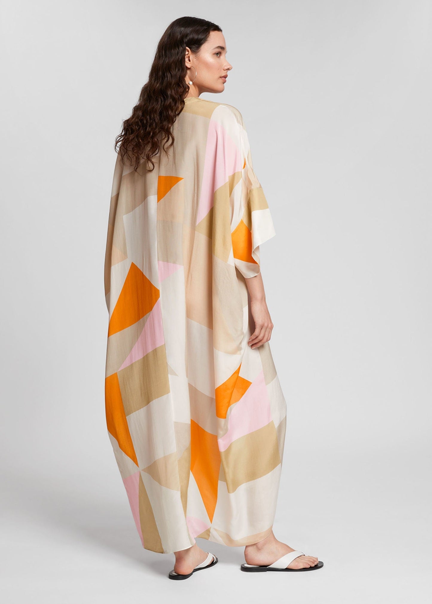 Mimosa Silk Crepe Kaftan