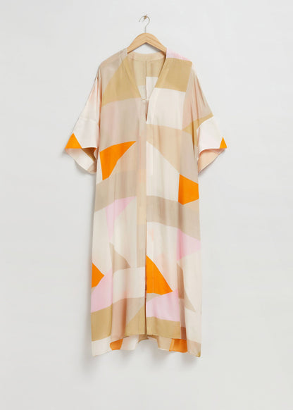 Mimosa Silk Crepe Kaftan
